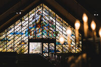 ステンドグラスが美しいMoanalua Community教会挙式　Vol.1